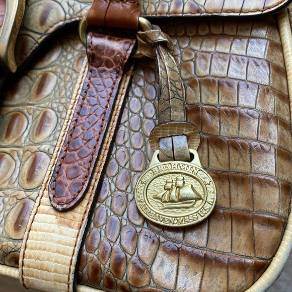 Brahmin Torey Tri Color Handbag - Picture 3 of 14